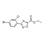 3-(4-溴-2-氯苯基)-1,2,4-噁二唑-5-甲酸乙酯