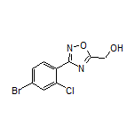 [3-(4-溴-2-氯苯基)-1,2,4-噁二唑-5-基]甲醇