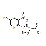 3-(5-溴-3-硝基-2-吡啶基)-1,2,4-噁二唑-5-甲酸甲酯