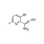 3-溴-N’-羟基-6-甲基吡啶-2-甲脒
