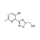 [3-(3-溴-6-甲基-2-吡啶基)-1,2,4-噁二唑-5-基]甲醇