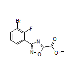 3-(3-溴-2-氟苯基)-1,2,4-噁二唑-5-甲酸甲酯