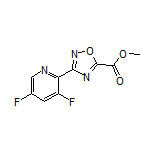 3-(3,5-二氟-2-吡啶基)-1,2,4-噁二唑-5-甲酸甲酯