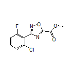 3-(2-氯-6-氟苯基)-1,2,4-噁二唑-5-甲酸甲酯