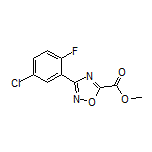 3-(5-氯-2-氟苯基)-1,2,4-噁二唑-5-甲酸甲酯