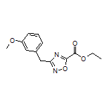 3-(3-甲氧基苄基)-1,2,4-噁二唑-5-甲酸乙酯