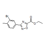 3-(3-溴-4-甲基苯基)-1,2,4-噁二唑-5-甲酸乙酯