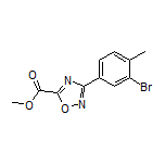 3-(3-溴-4-甲基苯基)-1,2,4-噁二唑-5-甲酸甲酯