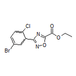 3-(5-溴-2-氯苯基)-1,2,4-噁二唑-5-甲酸乙酯