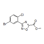 3-(5-溴-2-氯苯基)-1,2,4-噁二唑-5-甲酸甲酯