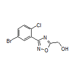 [3-(5-溴-2-氯苯基)-1,2,4-噁二唑-5-基]甲醇