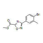 3-(4-溴-3-甲基苯基)-1,2,4-噁二唑-5-甲酸甲酯