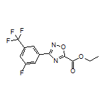 3-[3-氟-5-(三氟甲基)苯基]-1,2,4-噁二唑-5-甲酸乙酯