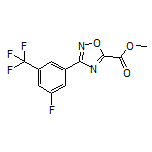 3-[3-氟-5-(三氟甲基)苯基]-1,2,4-噁二唑-5-甲酸甲酯
