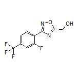 [3-[2-氟-4-(三氟甲基)苯基]-1,2,4-噁二唑-5-基]甲醇