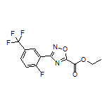 3-[2-氟-5-(三氟甲基)苯基]-1,2,4-噁二唑-5-甲酸乙酯