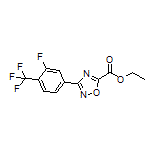 3-[3-氟-4-(三氟甲基)苯基]-1,2,4-噁二唑-5-甲酸乙酯