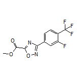 3-[3-氟-4-(三氟甲基)苯基]-1,2,4-噁二唑-5-甲酸甲酯