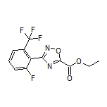 3-[2-氟-6-(三氟甲基)苯基]-1,2,4-噁二唑-5-甲酸乙酯