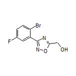 [3-(2-溴-5-氟苯基)-1,2,4-噁二唑-5-基]甲醇
