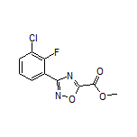 3-(3-氯-2-氟苯基)-1,2,4-噁二唑-5-甲酸甲酯