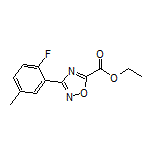 3-(2-氟-5-甲基苯基)-1,2,4-噁二唑-5-甲酸乙酯