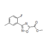 3-(2-氟-5-甲基苯基)-1,2,4-噁二唑-5-甲酸甲酯