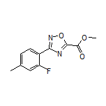 3-(2-氟-4-甲基苯基)-1,2,4-噁二唑-5-甲酸甲酯
