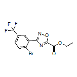 3-[2-溴-5-(三氟甲基)苯基]-1,2,4-噁二唑-5-甲酸乙酯