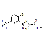 3-[2-溴-5-(三氟甲基)苯基]-1,2,4-噁二唑-5-甲酸甲酯