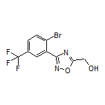 [3-[2-溴-5-(三氟甲基)苯基]-1,2,4-噁二唑-5-基]甲醇