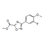 3-(3-氟-4-甲氧基苯基)-1,2,4-噁二唑-5-甲酸甲酯