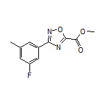 3-(3-氟-5-甲基苯基)-1,2,4-噁二唑-5-甲酸甲酯