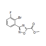 3-(2-溴-3-氟苯基)-1,2,4-噁二唑-5-甲酸甲酯