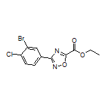 3-(3-溴-4-氯苯基)-1,2,4-噁二唑-5-甲酸乙酯