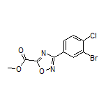 3-(3-溴-4-氯苯基)-1,2,4-噁二唑-5-甲酸甲酯