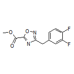 3-(3,4-二氟苄基)-1,2,4-噁二唑-5-甲酸甲酯