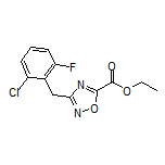3-(2-氯-6-氟苄基)-1,2,4-噁二唑-5-甲酸乙酯