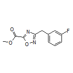 3-(3-氟苄基)-1,2,4-噁二唑-5-甲酸甲酯