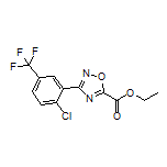 3-[2-氯-5-(三氟甲基)苯基]-1,2,4-噁二唑-5-甲酸乙酯