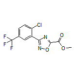 3-[2-氯-5-(三氟甲基)苯基]-1,2,4-噁二唑-5-甲酸甲酯