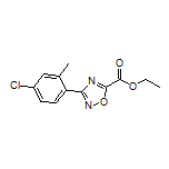 3-(4-氯-2-甲基苯基)-1,2,4-噁二唑-5-甲酸乙酯