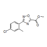 3-(4-氯-2-甲基苯基)-1,2,4-噁二唑-5-甲酸甲酯