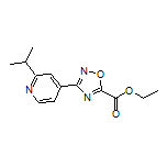 3-(2-异丙基-4-吡啶基)-1,2,4-噁二唑-5-甲酸乙酯