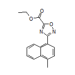 3-(4-甲基-1-萘基)-1,2,4-噁二唑-5-甲酸乙酯