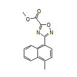 3-(4-甲基-1-萘基)-1,2,4-噁二唑-5-甲酸甲酯
