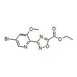 3-(5-溴-3-甲氧基-2-吡啶基)-1,2,4-噁二唑-5-甲酸乙酯