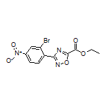 3-(2-溴-4-硝基苯基)-1,2,4-噁二唑-5-甲酸乙酯
