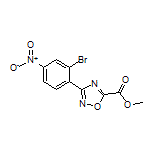 3-(2-溴-4-硝基苯基)-1,2,4-噁二唑-5-甲酸甲酯