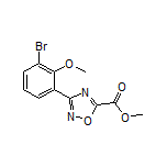 3-(3-溴-2-甲氧基苯基)-1,2,4-噁二唑-5-甲酸甲酯